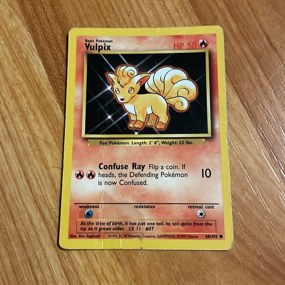 Yulpix Pokemon Card